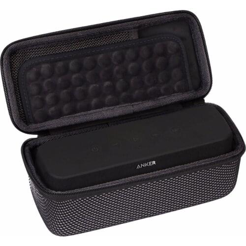 Travel Zipper Protective EVA Storage Hard Case Box Bag Sleeve for Anker SoundCore Boost 20W Bluetooth Speaker BassUp Technology