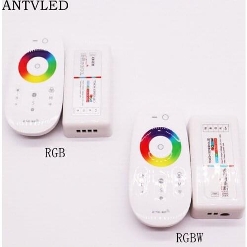 DC12-24V 2.4G RGB Led Controller 6A*3CH And RGBW Led Controller 6*4CH With RF Touch Remote Controller For 3528 5050 Led Strip