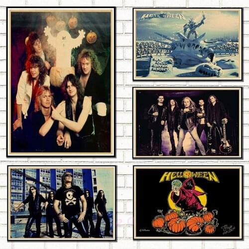 Rock music /retro craft paper decorative painting posters classic poster vintage paper craft