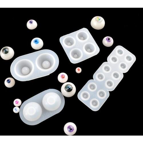 Hot Selling DIY Eye Resin Mold Doll Bjd Eyeball Mold Epoxy Silicone Mould Jewelry Making Tools Craft