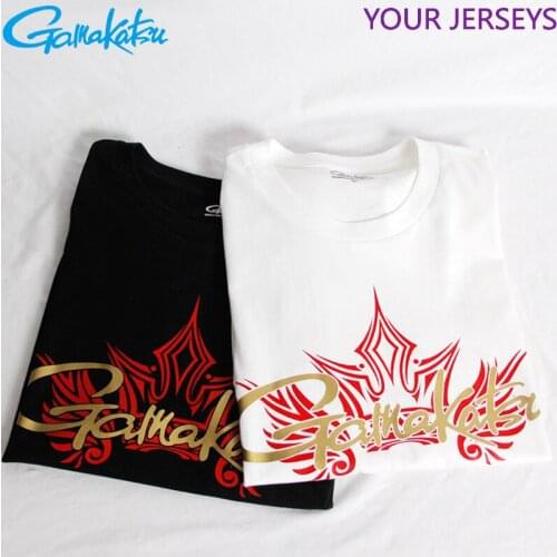 2022 Gamakatsu Summer Sunscreen Fishing Clothes Fishing T-Shirt Short Sleeve Quick-Dry Breathable Anti-UV Fishing Jersey Shirt