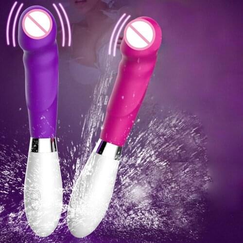G Spot Simulation Dildo Vibrator for Women Dual Vibration Silicone Waterproof Female Vagina Clitoris Massager Sex Toys For Woman