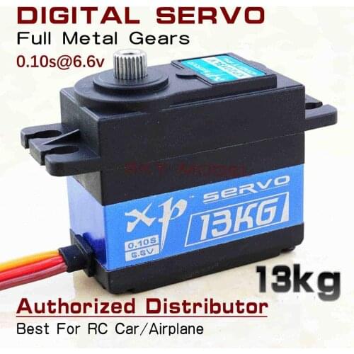 JX 2013LV 13kg High Speed Standard Digital Servo Metal Gears Case for 1:10 RC Car Robot Arm Servo