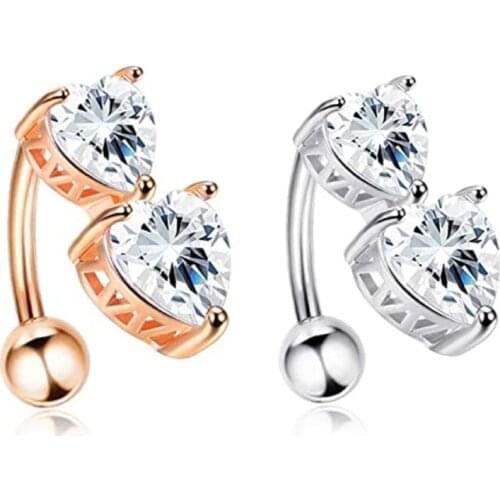 Classic Women Belly Button Piercing Trend Girl Navel Rings Stainless Steel Woman Body Piercings Accessories Goth Womens Jewelry