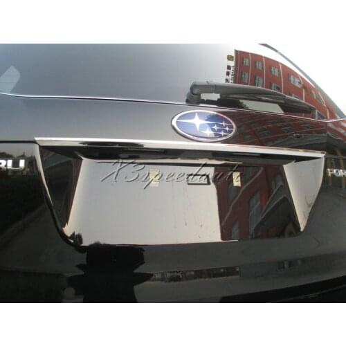 Stainless Steel Rear Trunk Lid Cover For 2013 Up Forester