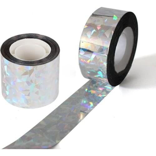 80m Flash Reflective Bird Scare Ribbon Anti Bird Tape Belt Small Animals Laser Repeller Tapes Garden Orchard Pest Control