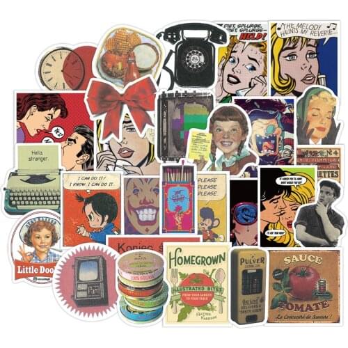 Cartoon Graffiti Stickers PVC Suitcase Decal for Gifts