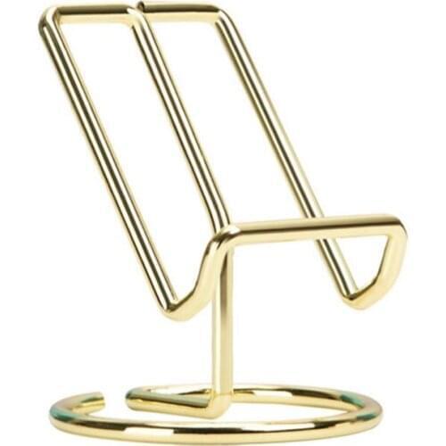 Desktop Cell Phone Holder Dock Metal Tablet Stand Metal Holder for Home Office Suitable for Mobile Phones Under 10 Inches