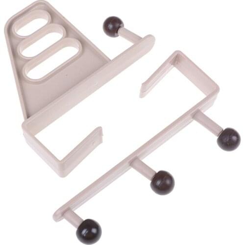 New 3 Layers Living Room Bedroom Hook Door Back Clothing Hanger For Storage Hats Bags And Clothes Towel Scarf Storage