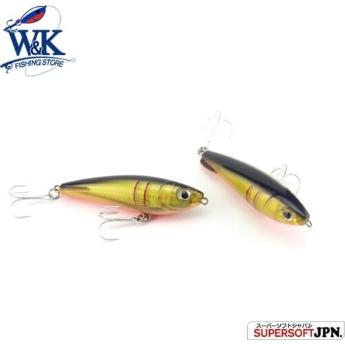 1PCS Pencil Hard Bait Slow Sinking Jerkbait High Quality ABS Model 12g 7.5cm Fishing Lure Hard Lures Colors Fishing Baits