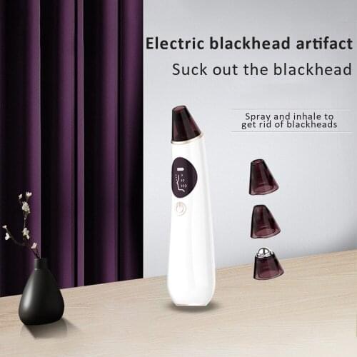 Visible Blackhead Remover Vacuum Pore Cleaner Hot Compress Facial Massager Black Dots Suction Acne Pimple Remove Beauty Device