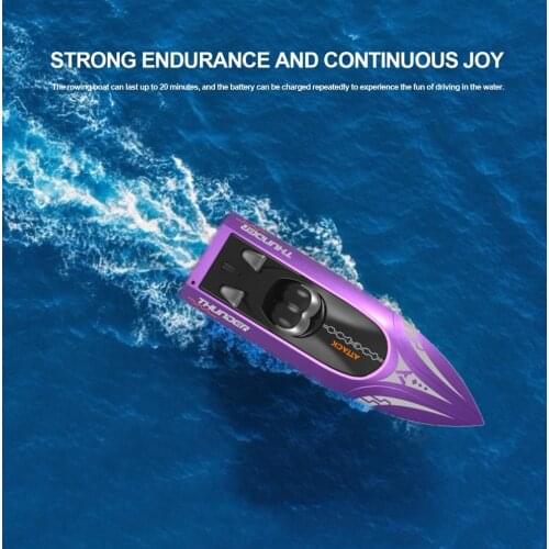 High Speed Racing Boat Model H112 2.4G 150m Remote Control Distance Self Righting RC Boat Toys With LCD Screen