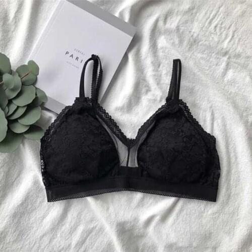 Women Lace Sexy Bra Lingerie Casual Lace Bralette Padded Bra Stretch Brassiere Fashion Bra