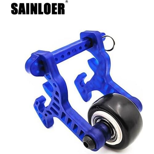 SAINLOER 1Set of Plastic Metal High Speed Wheelie Bar Anti-roll Wheel for HSP 94108 94111 94188 Scale RC monster Car Accessory
