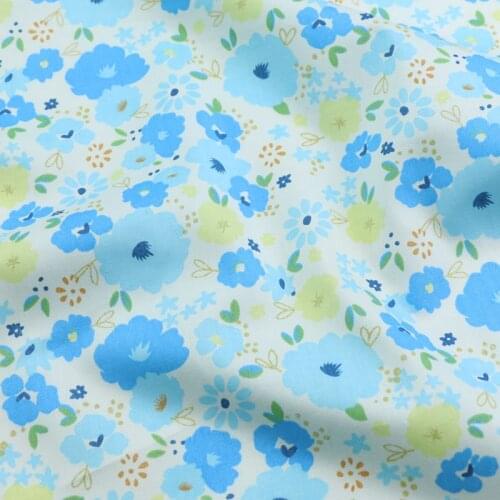 160cm*50cm Small floral newborn cotton fabric DIY bedding apparel dress patchwork fabric kids handwork cotton cloth tecido