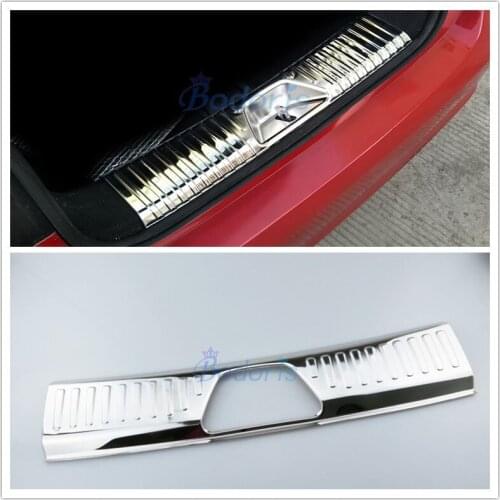#304 Stainless Steel For Mercedes Benz A Class W176 2013-2018 Rear Trunk Bumper Tail Gte Door Sill Car Styling Accessories