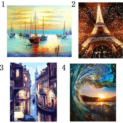 40x50cm DIY Digital Oil Painting Animal Landscape Frameless Coloring By Numbers On Canvas Paints Brushes Wall Art Room Picture