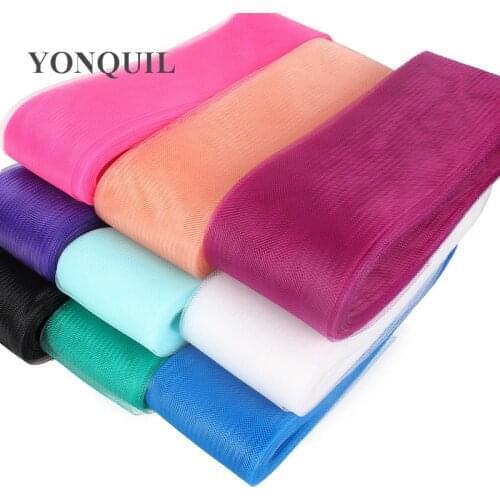 8CM Width Crinoline Horse Hair Crinoline Make For DIY Hair Accessories Fascinators Craft Made Dress Decor 25Yards/Lot