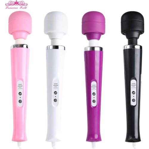 AV Stick Vibrator Female Magic Wand Massage Vaginal 10 Speed Powerful G spot Vibrator Erotic sex toys for Women Body Massager