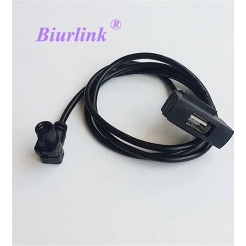 Biurlink Car USB Cable Audio Input Adapter For Skoda Octavia Radio RCD510 RNS315