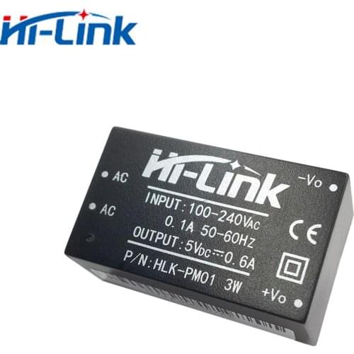 Free Shipping 100pcs/lot Hi-Link PM01 5v 3w Power Supply Module isolated AC DC Converter