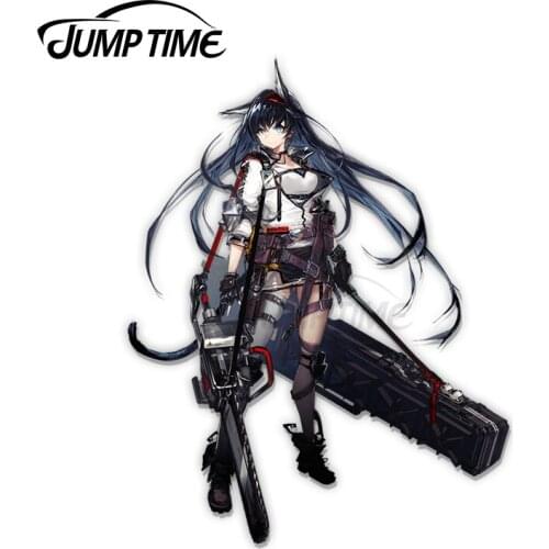 JumpTime 13 x 11.5cm Arknights Blaze Anime Waifu Car Decal Car Stickers Cartoon Motorcycle Refrigerator Windshield Graphics
