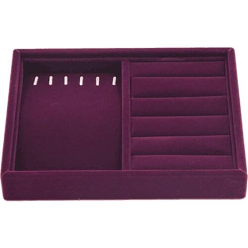 Jewelry Storage Display Case Drawer Earring Ring Necklace Cufflinks Holder