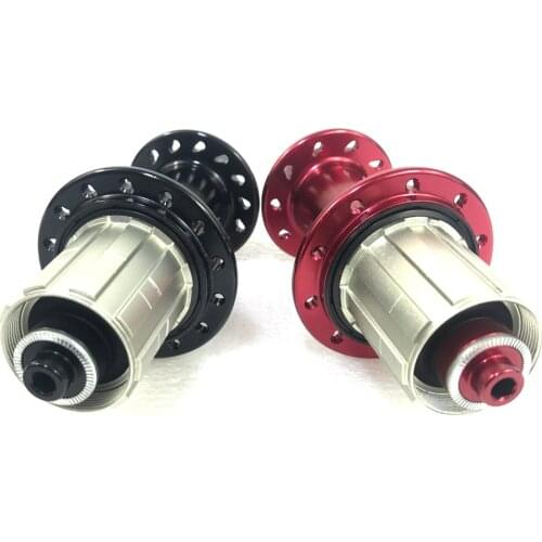 Powerway PFH-R13 road bike key holes QR Rear hub light 208g black red 20H 21(2:1)H 24(2:1)H 28H 32H Shiman Camp 9s 10s 11 speed