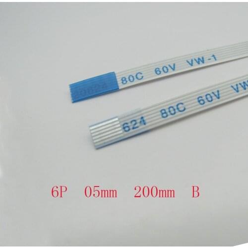 2pcs New Power Switch flex cable For Asus A550 A550C X550 X550V X550VC X550C X550CC FFC FPC Flexible Cable Length 20cm 6-Pin