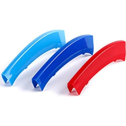 Personality Auto Decals Grille Insert Trims For BMW F25 F26 X3 X4 Center Kidney Grill 2011-2017 (7 Beams)