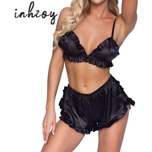 Женские атласные пижамы Inhzoy China At AliExpress