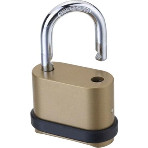 Zinc Alloy Four-digit Number Combination Lock Padlock For Bicycles Gate Warehouse Outdoor Weatherproof Security Lock