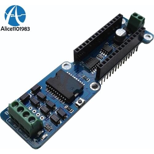 L298P 2A Dual Channel DC Stepper Motor Driver Shield Module For Arduino Nano 3.0 IDE 5-12V Dual Channel Full H-Bridge Board