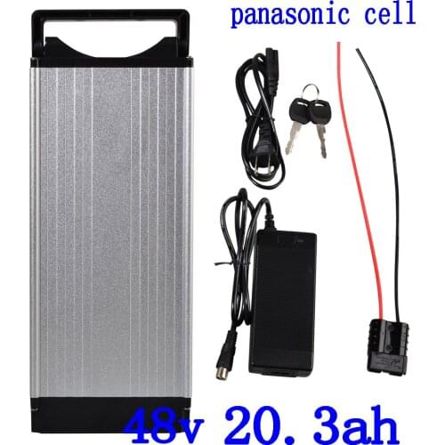 1000W 20000W 48V 20AH lithium battery 48V 20AH electric bike battery 48v 20ah 25ah Rear Rack Ebike battery use panasonic cell
