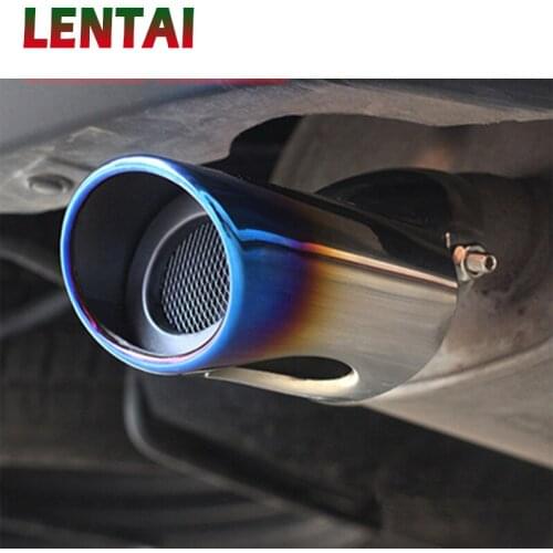 OVERE Chrome Stainless Steel Automobiles Car Exhaust Muffler Tip pipe For Toyota Nissan Ford Chevrolet Peugeot Fiat Suzuki