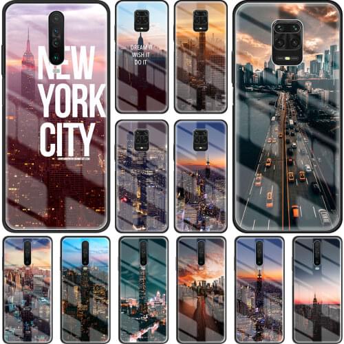 Nyc New York City Phone Case for Redmi Note 10 9S 9 Pro 9T 8 8T 7 Tempered Glass Cover Redmi 9A 9C 9T 8A K30 K40 Pro Plus Coque