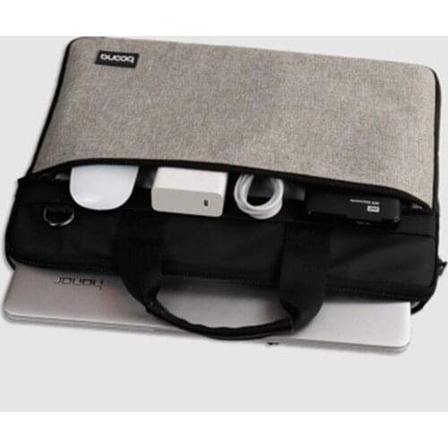 Portable Good Qulity Durable Laptop Bag Splash Proof Dirt Resistant Double Layer Officially File Work Bags Home Office Storage