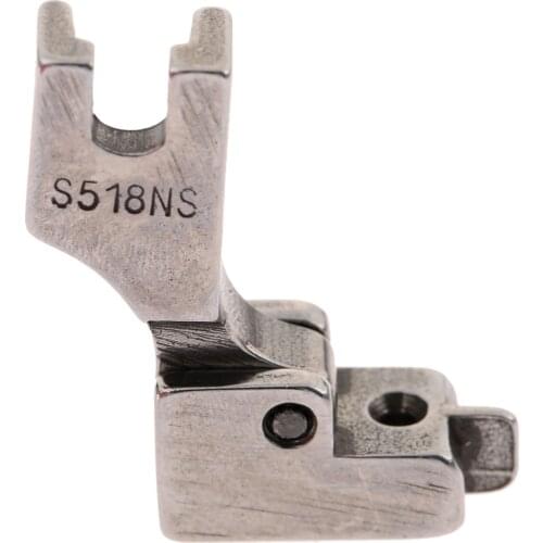 1Pc S518NS Invisible Zipper Presser Foot Steel Industrial Sewing Machine Flat Car Presser Foot Fits Industrial Sewing Machines