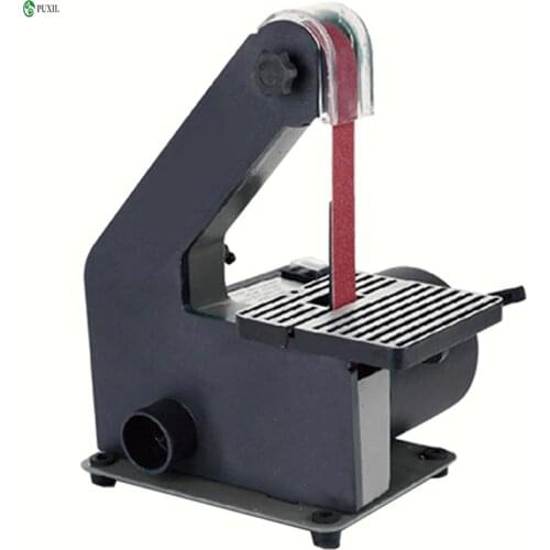 Woodworking Belt Sander Sanding Machine/ Metal Grinding and Polishing Machine /300W Copper Wire Vertical Chamfering Machine