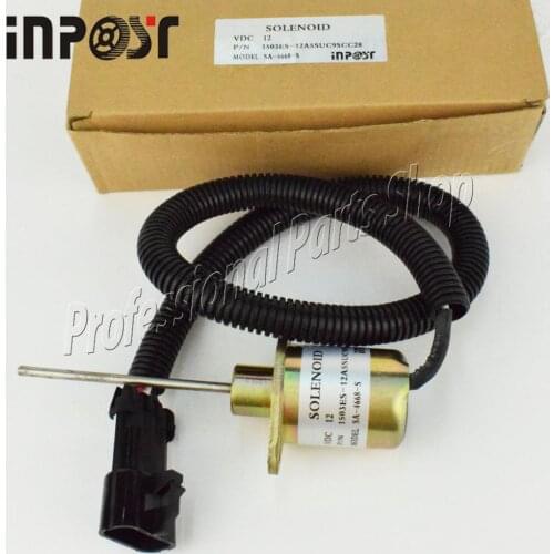 For Kubota Shutoff Shutdown Solenoid 12V 25-38109-05Z SA-5019 1503ES-12A5SUC9SCC28 SA-4668-S 25-38109-05S