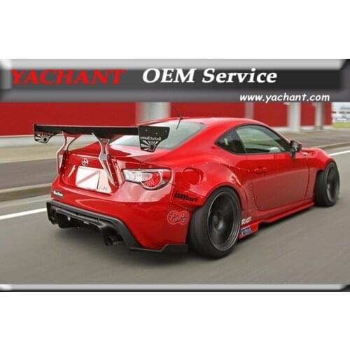 Car-Styling FRP Fiber Glass Fender 6 Pcs Fit For GT86 FT86 ZN6 FRS BRZ ZC6 X RB Ver.1 Style Rear Fender Cover
