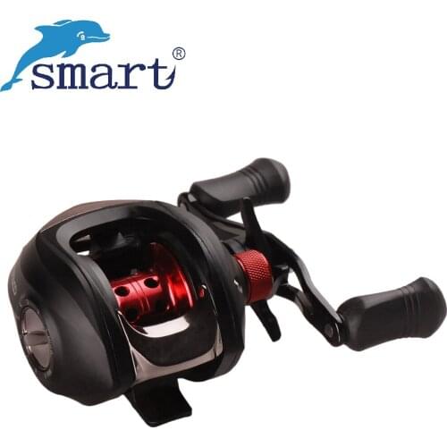 Smart Baitcasting Reel 6.3:1/12+1BB Fishing Reel Aluminum Spool Steering-wheel Molinete Para Pesca Moulinet Peche Feeder Coil
