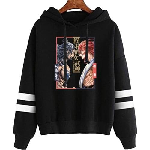 Japanese Anime Funny Thor VS Lu Bu Harajuku Thor VS Lu Bu Print Men Women Hoodie Sweatshirt Sportswear Casual Autumn Top
