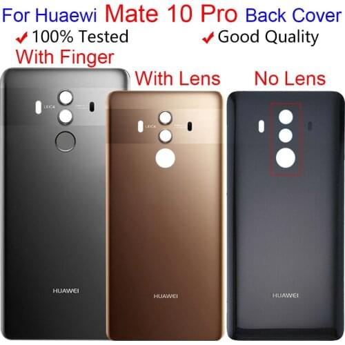 For HUAWEI Mate 10 Pro Back Battery Cover Rear Door Housing Case Glass Panel Replacement For HUAWEI Mate 10Pro Battery Cover