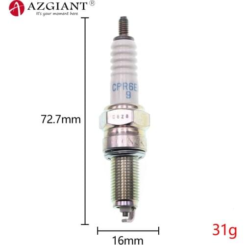 1pc new original motorcycle spark plug CPR6EA-9 CPR7EA-9 CPR8EA-9 DPR7EA-9 DPR8EA-9