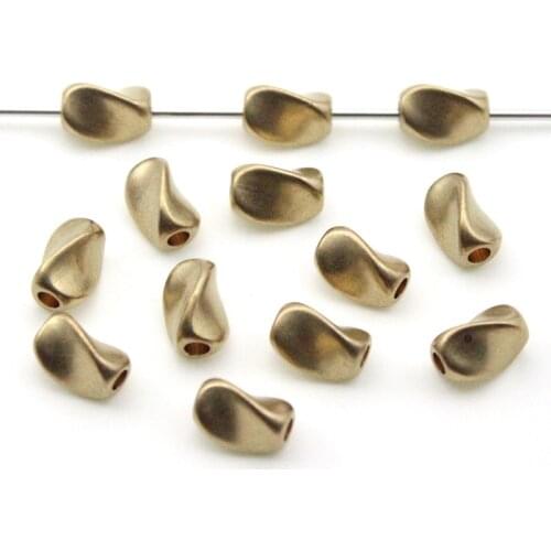 20pcs/lot 5x8mm Original Brass Spacer Beads Loose Bead for Charms Bracelets Jewelry Making Components Craft DIY 2mm Hole