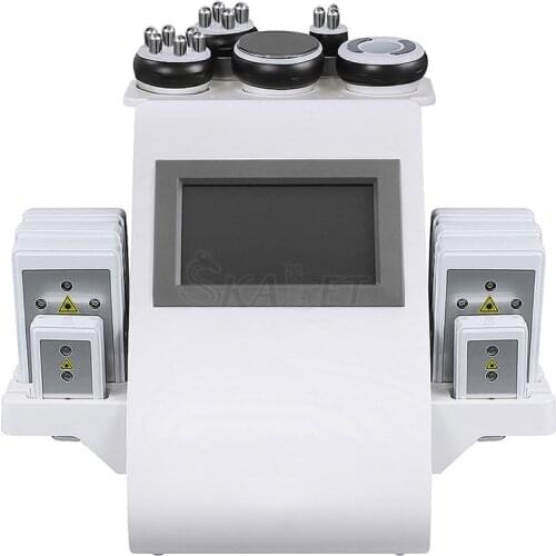 6 in 1 40K Cavitation Weight Loss RF Radio Frequency Skin Rejuvenation Anti-wrinkle Face Body Massage Shaping Beauty Machine