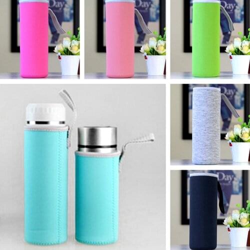 360ML/550ML Water Bottle Cover Neoprene Warm Heat Insulation Water Bottle Bags Case Pouch