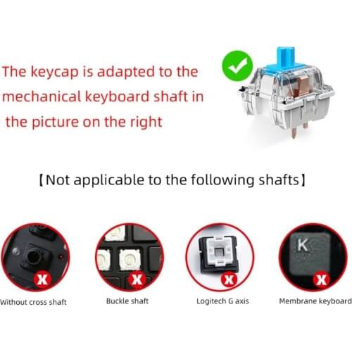 D7YC 137 Keys/set Cherry Profile Botanical Keycap PBT Dye Sublimation Key For Mechanical Keyboard With ISO Enter