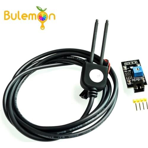 Soil Moisture Sensor and Soil Detector Module Soil Moisture Test Soil Humidity Test Corrosion Resistance Probe For Arduino